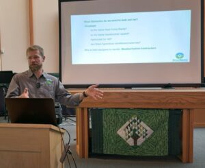 Craig Aaker from GreenSavers at the 2024 Lake Oswego Electric Home and Vehicle Fair