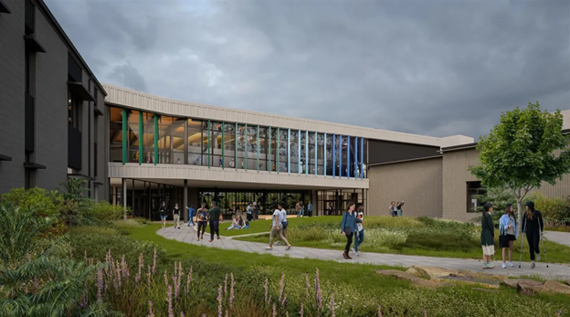 Artist's rendering of the Lake Oswego Middle School